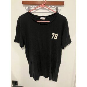 Frame Denim Men's "78" T-Shirt, Black, Size Large
